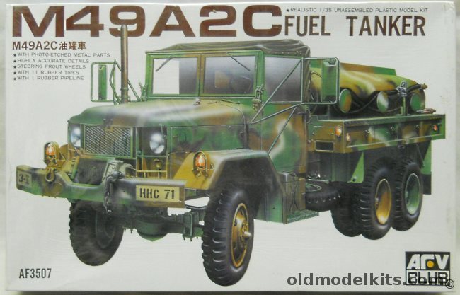 AFV Club 1/35 M49A2C Fuel Tanker Truck, AF3507 plastic model kit